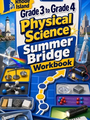 Rhode Island Grade 3 to Grade 4 Physical Science Summer Bridge Workbook