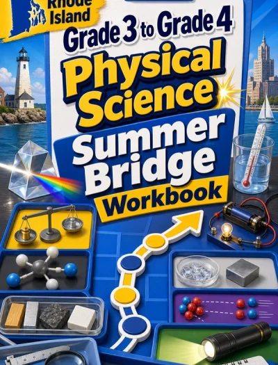 Rhode Island Grade 3 to Grade 4 Physical Science Summer Bridge Workbook