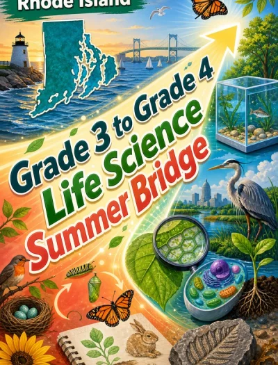 Rhode Island Grade 3 to Grade 4 Life Science Summer Bridge