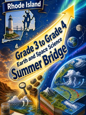 Rhode Island Grade 3 to Grade 4 Earth and Space Science Summer Bridge