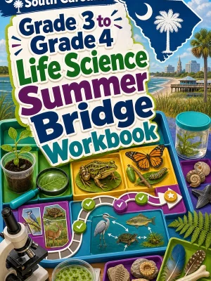 South Carolina Grade 3 to Grade 4 Life Science Summer Bridge Workbook