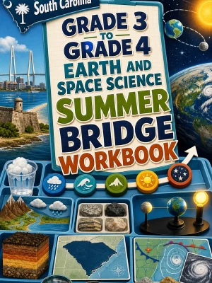 South Carolina Grade 3 to Grade 4 Earth and Space Science Summer Bridge Workbook