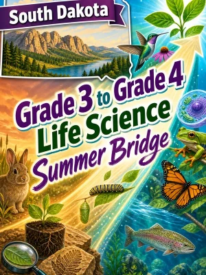 South Dakota Grade 3 to Grade 4 Life Science Summer Bridge