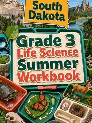 South Dakota Grade 3 Life Science Summer Workbook