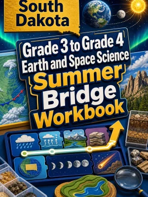 South Dakota Grade 3 to Grade 4 Earth and Space Science Summer Bridge Workbook
