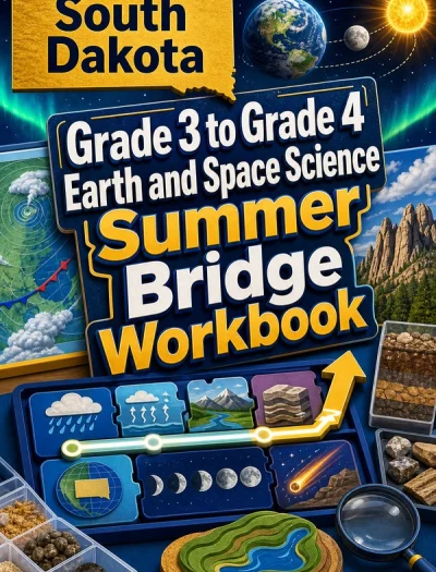South Dakota Grade 3 to Grade 4 Earth and Space Science Summer Bridge Workbook