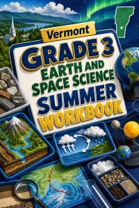 Vermont Grade 3 Earth and Space Science Summer Workbook