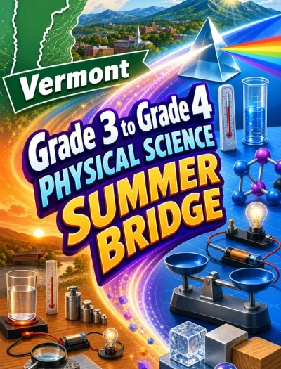 Vermont Grade 3 to Grade 4 Physical Science Summer Bridge