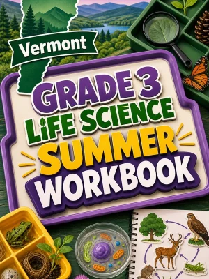 Vermont Grade 3 Life Science Summer Workbook