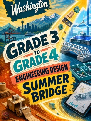 Washington Grade 3 to Grade 4 Engineering Design Summer Bridge