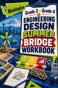 Washington Grade 3 to Grade 4 Engineering Design Summer Bridge Workbook