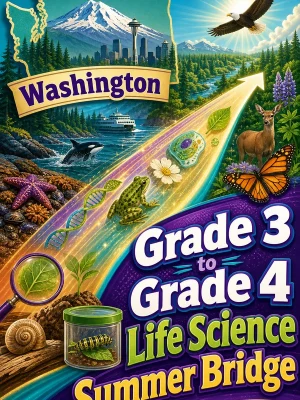 Washington Grade 3 to Grade 4 Life Science Summer Bridge