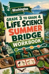 Washington Grade 3 to Grade 4 Life Science Summer Bridge Workbook