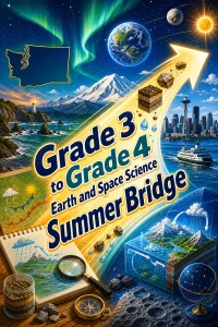 Washington Grade 3 to Grade 4 Earth and Space Science Summer Bridge