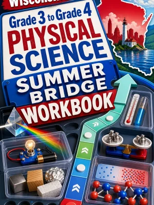 Wisconsin Grade 3 to Grade 4 Physical Science Summer Bridge Workbook