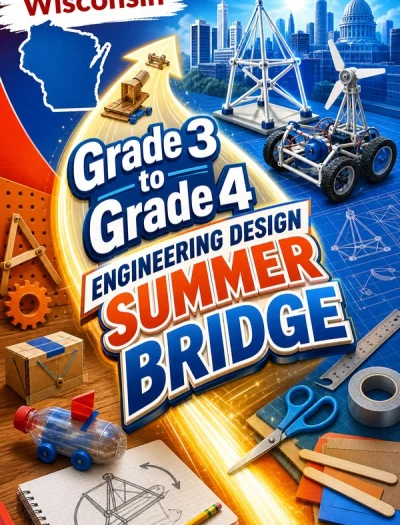 Wisconsin Grade 3 to Grade 4 Engineering Design Summer Bridge