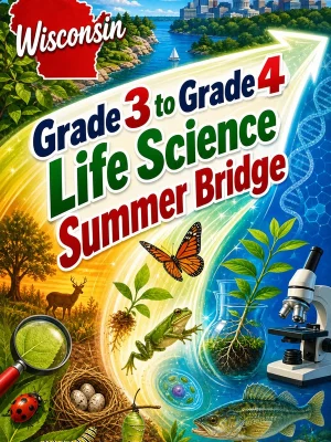 Wisconsin Grade 3 to Grade 4 Life Science Summer Bridge