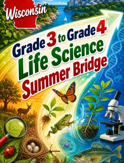 Wisconsin Grade 3 to Grade 4 Life Science Summer Bridge