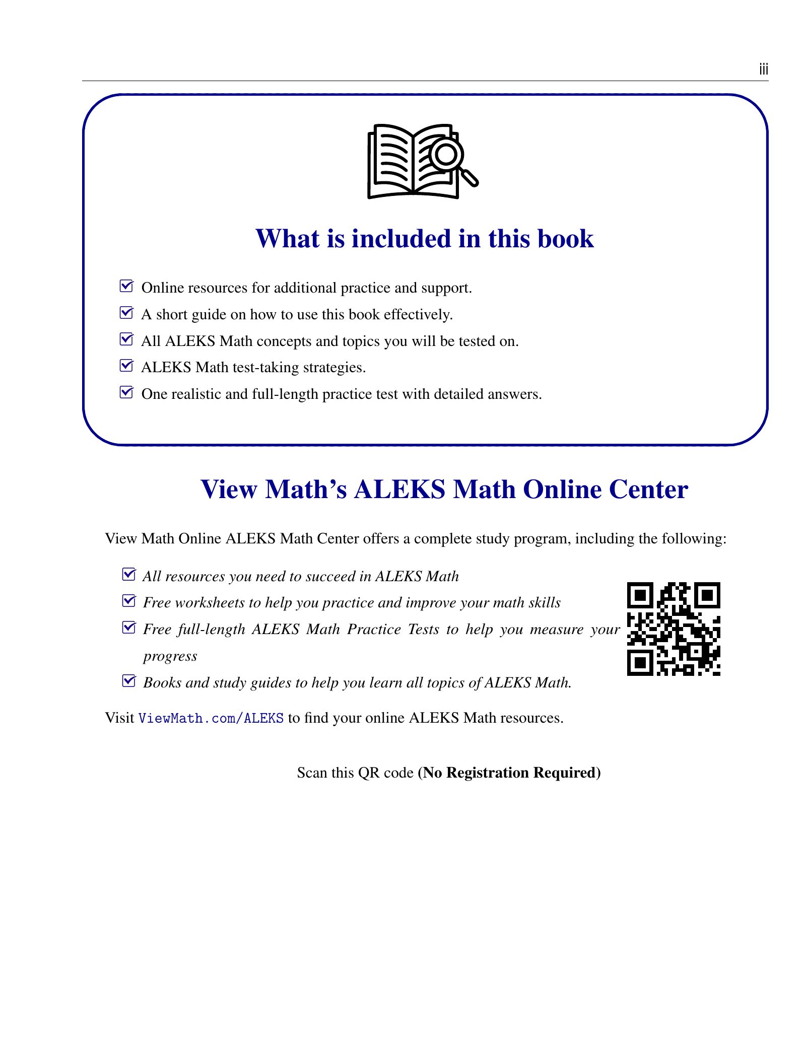 ViewMath book how-to-use page