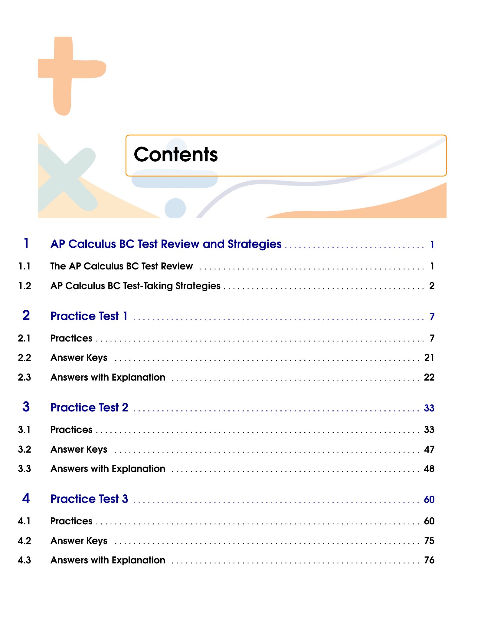 ViewMath book table of contents page