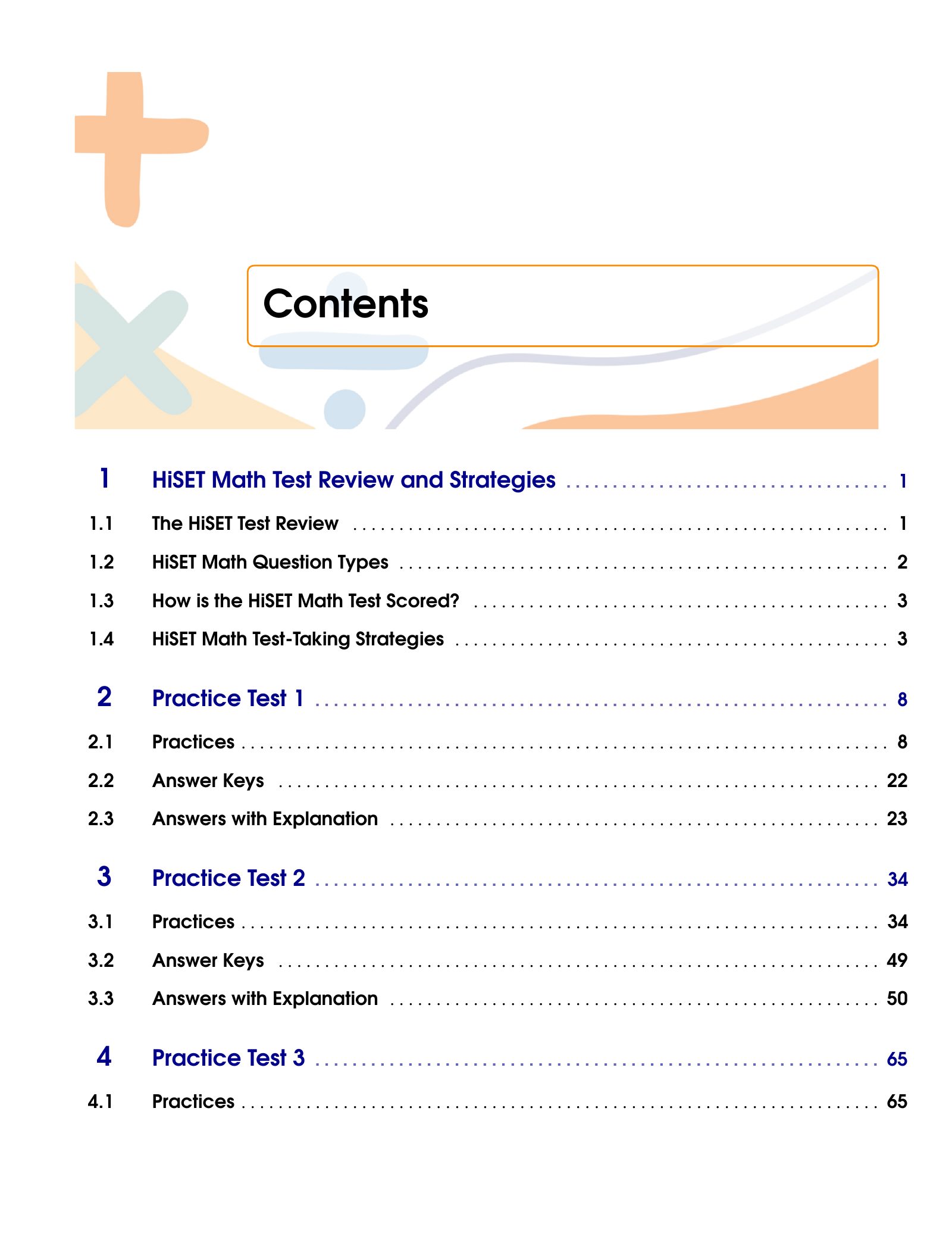 ViewMath book table of contents page