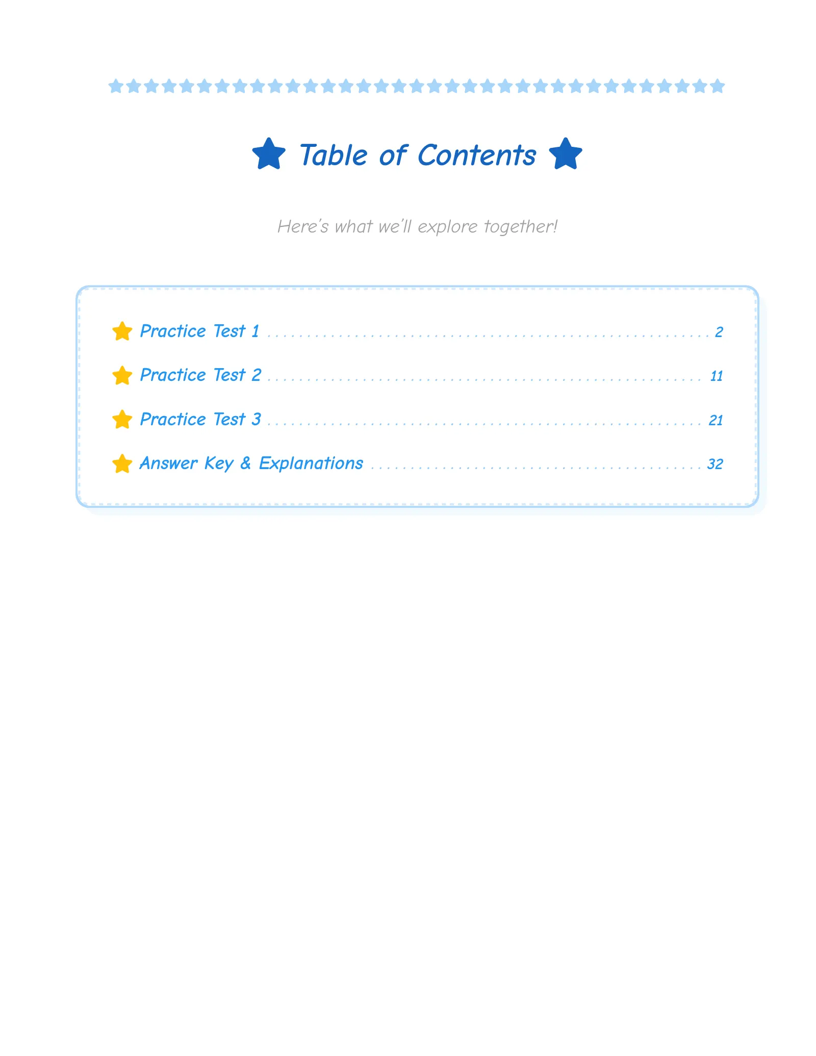 ViewMath book table of contents page
