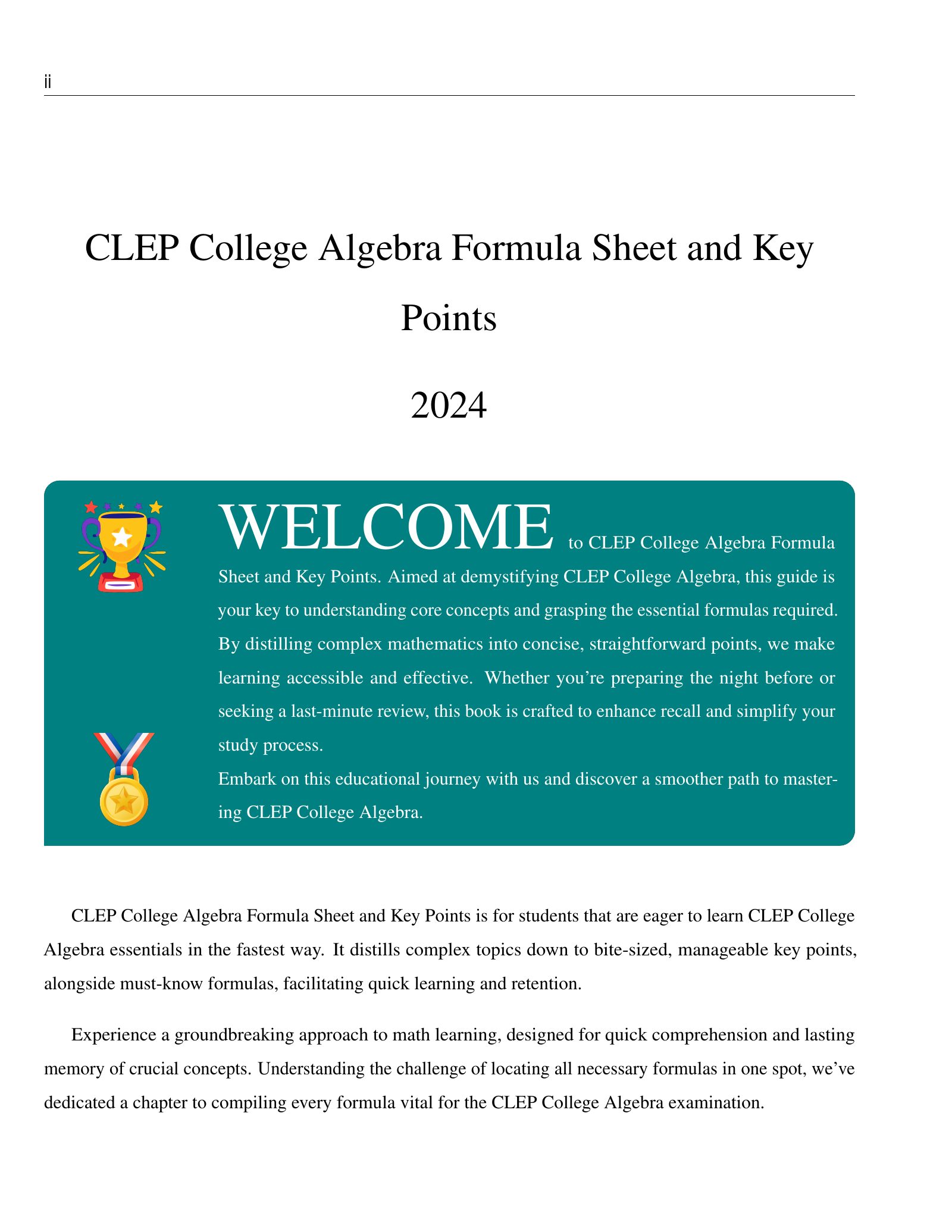 ViewMath book welcome and introduction page