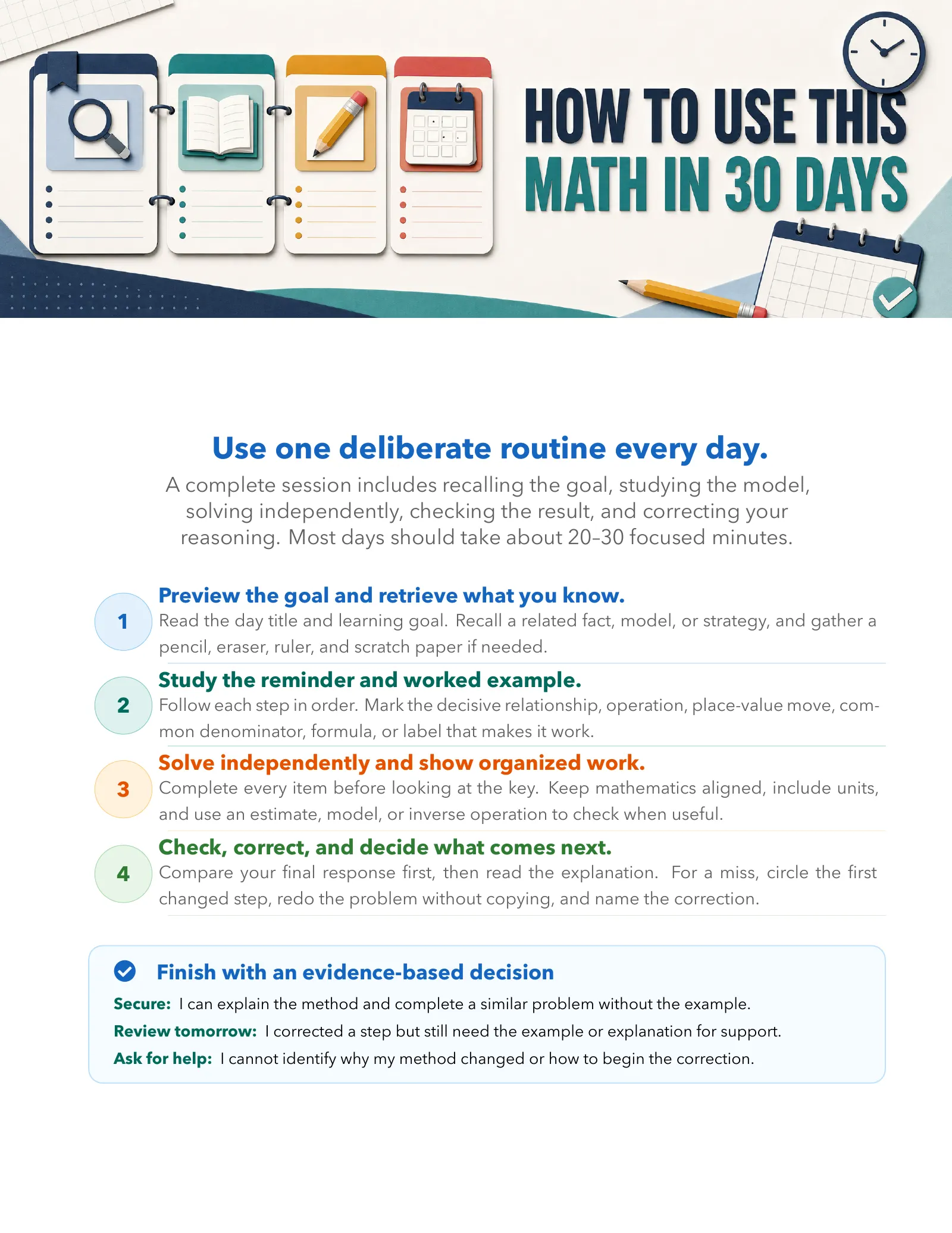 ViewMath book how-to-use page