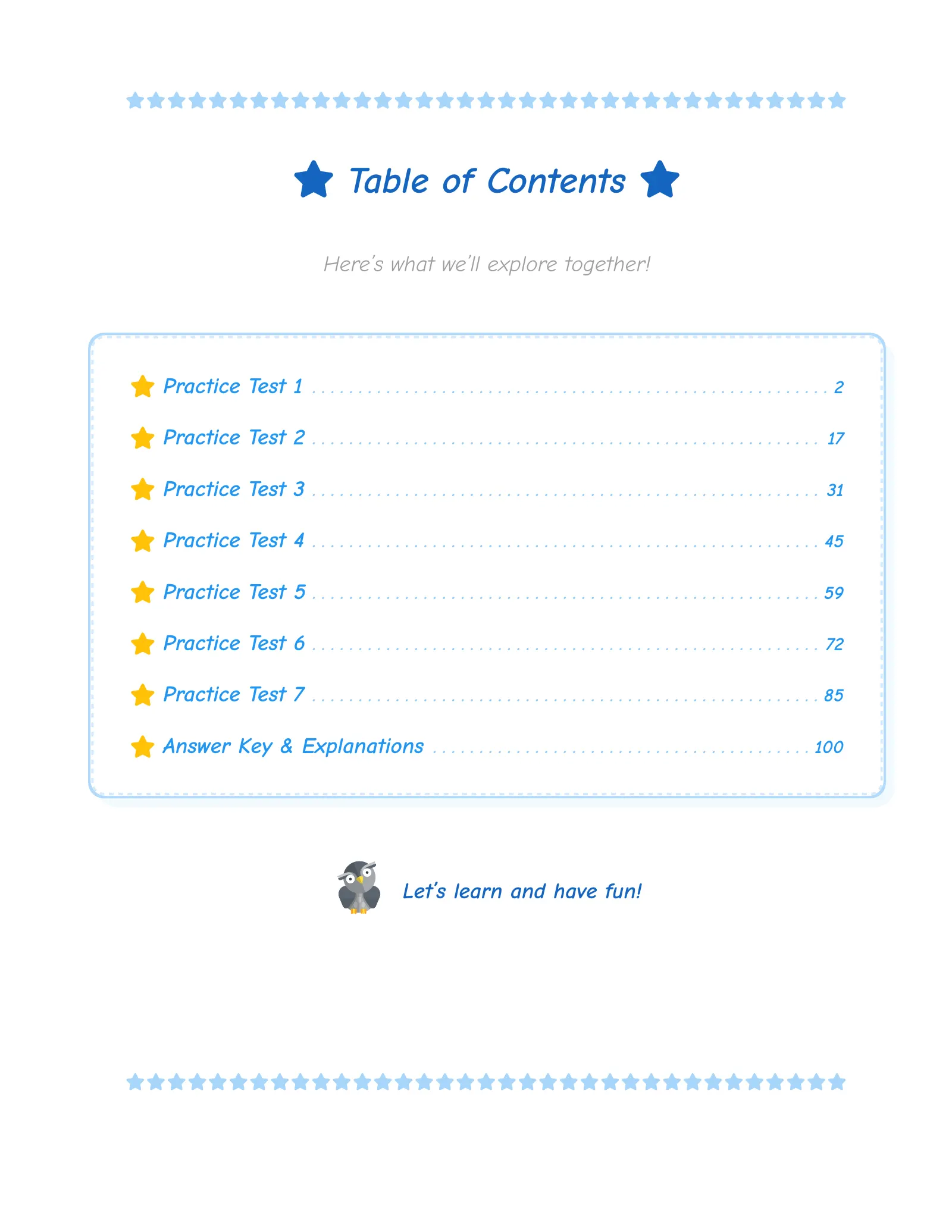 ViewMath book table of contents page