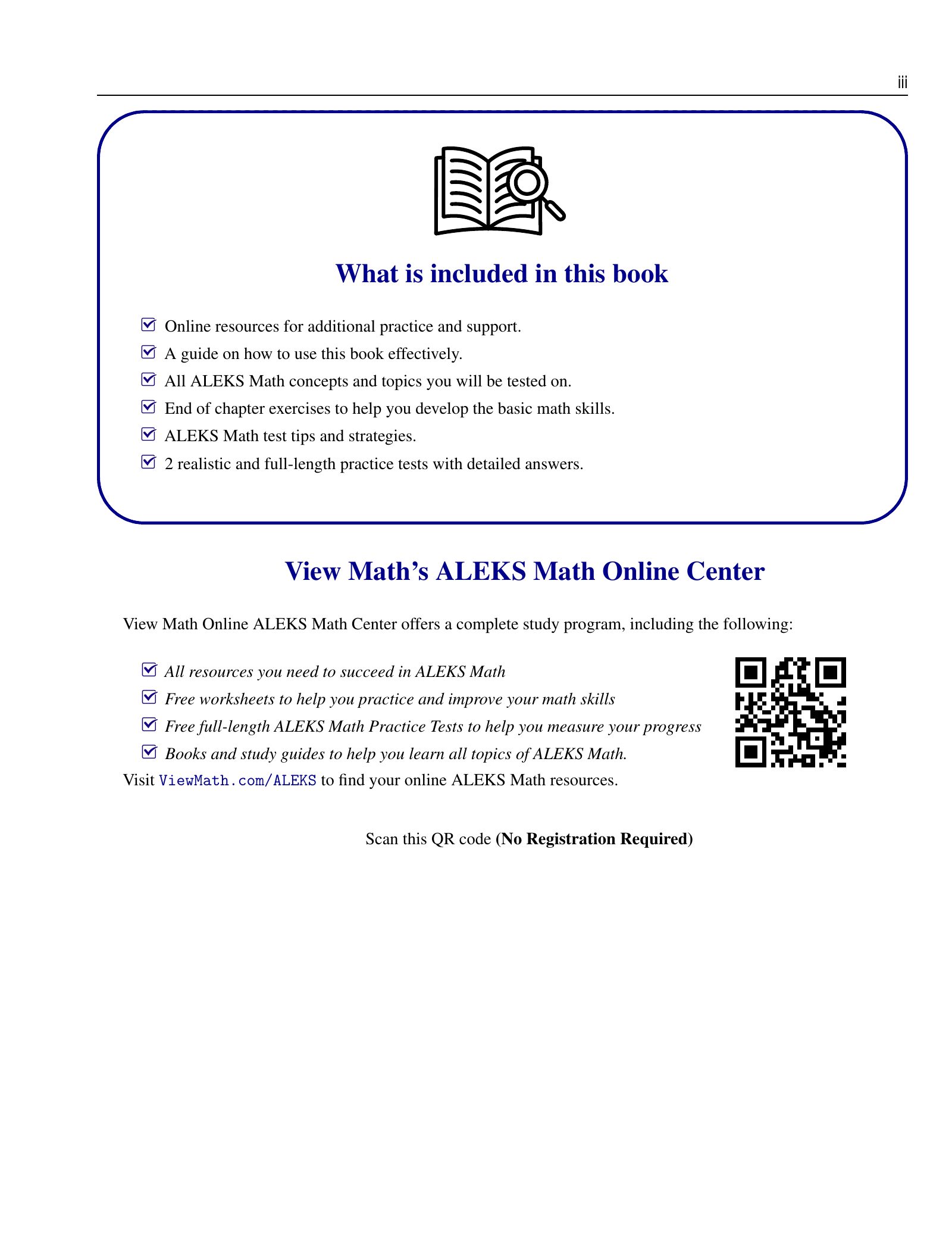 ViewMath book how-to-use page