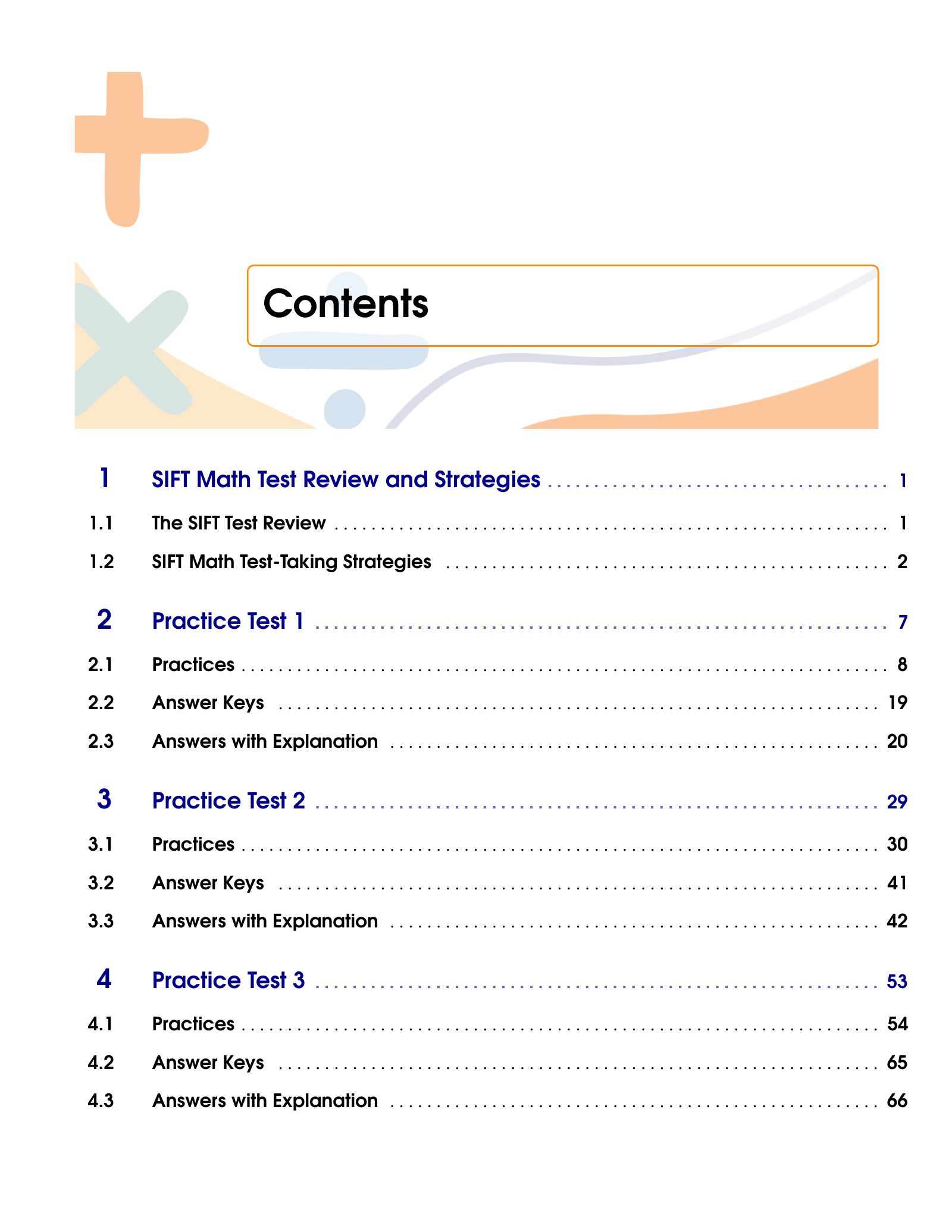 ViewMath book table of contents page