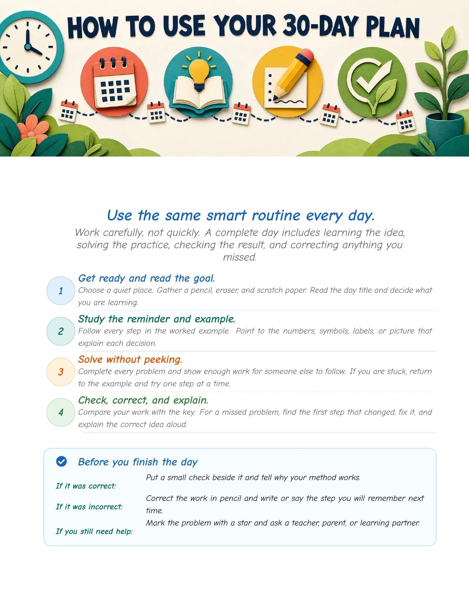 ViewMath book how-to-use page