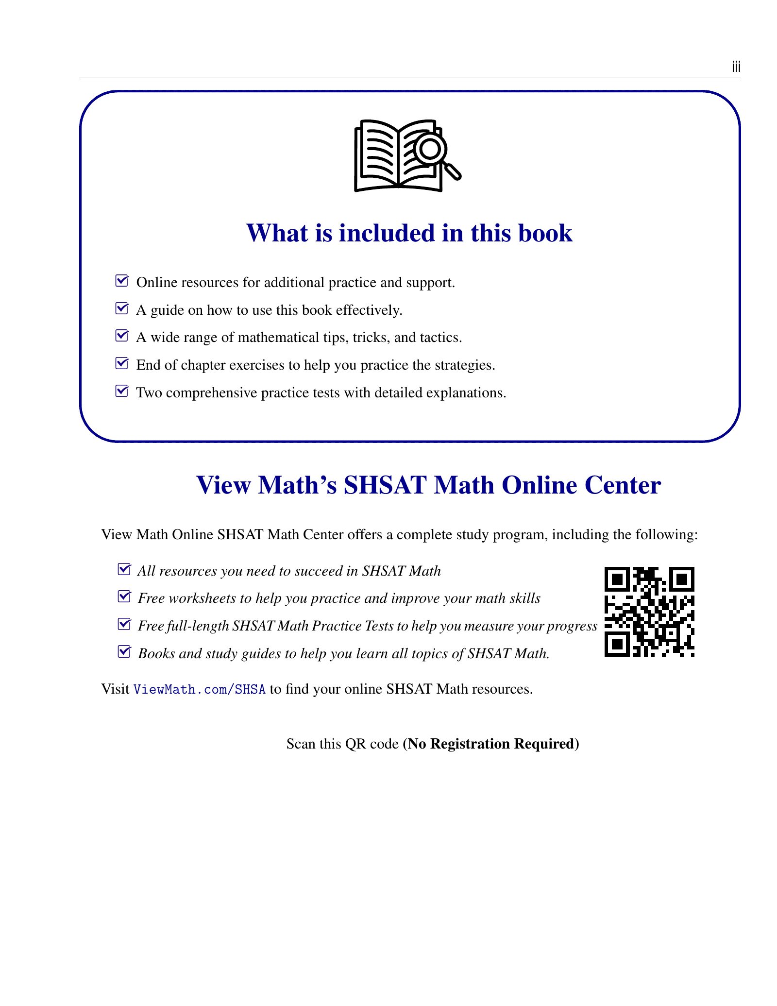 ViewMath book how-to-use page