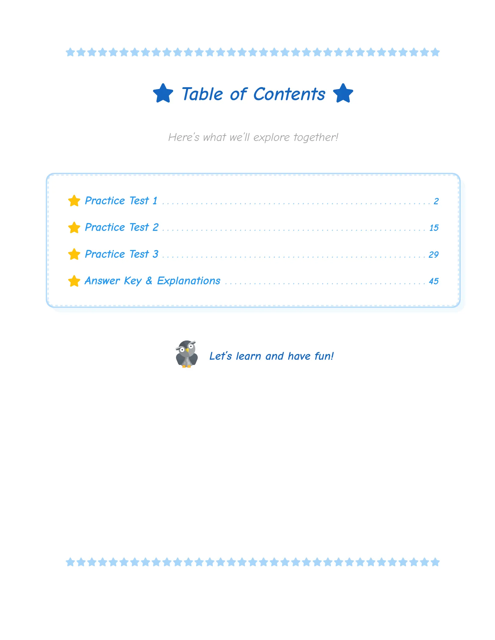 ViewMath book table of contents page