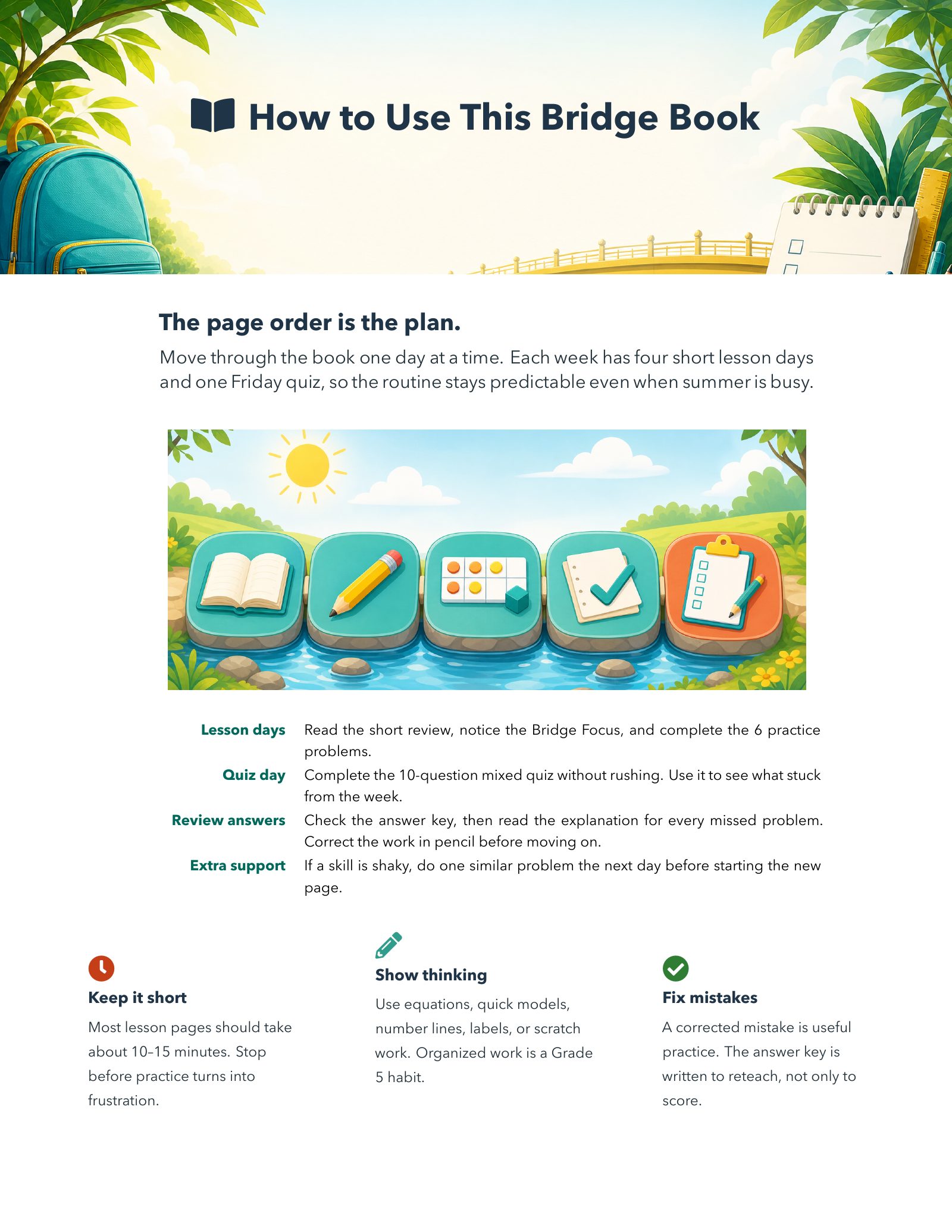 ViewMath book how-to-use page