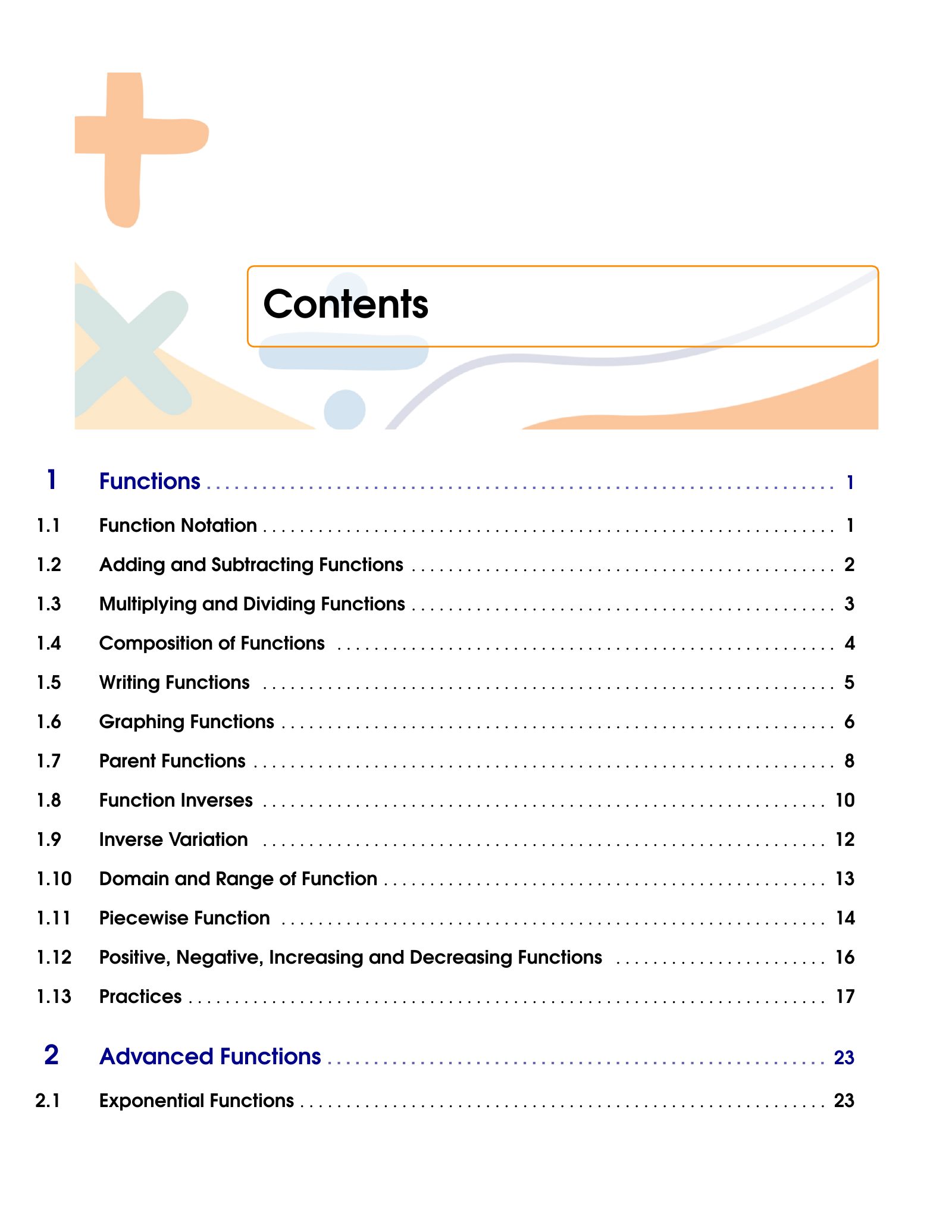 ViewMath book table of contents page