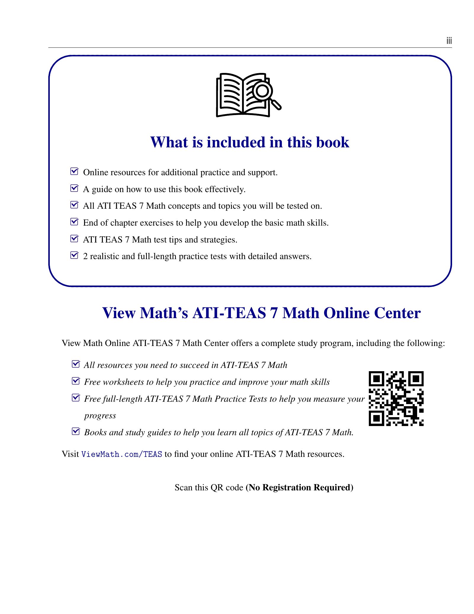 ViewMath book how-to-use page