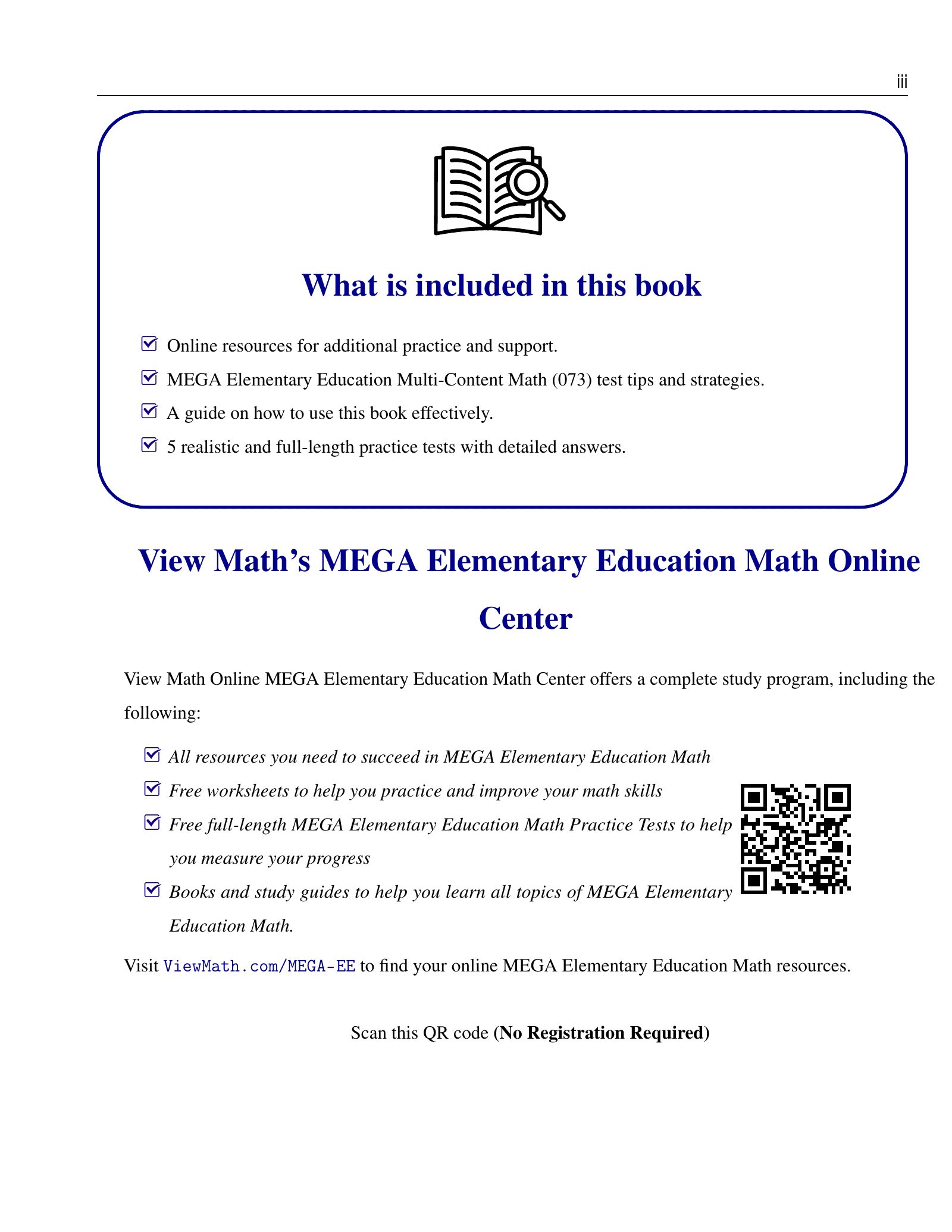 ViewMath book how-to-use page