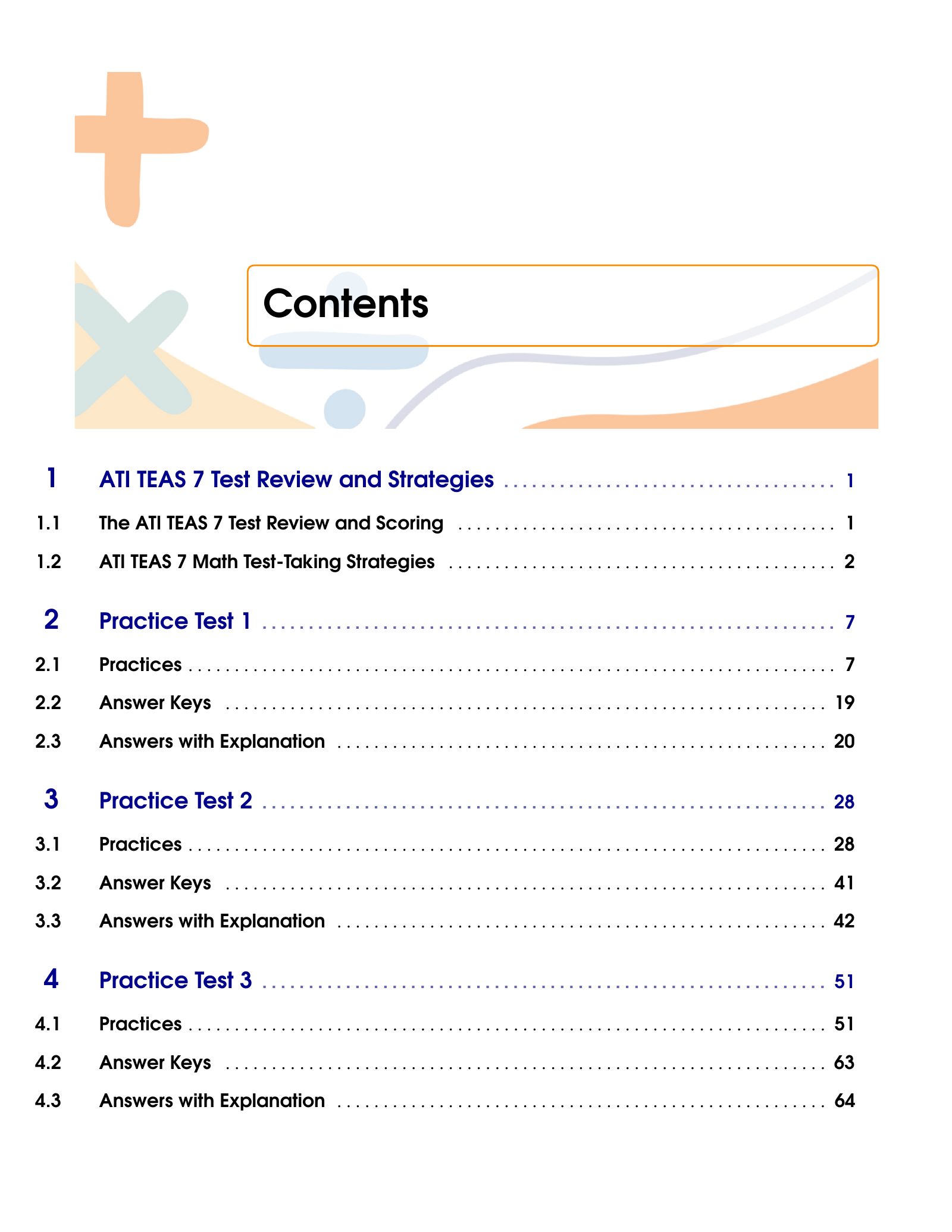 ViewMath book table of contents page