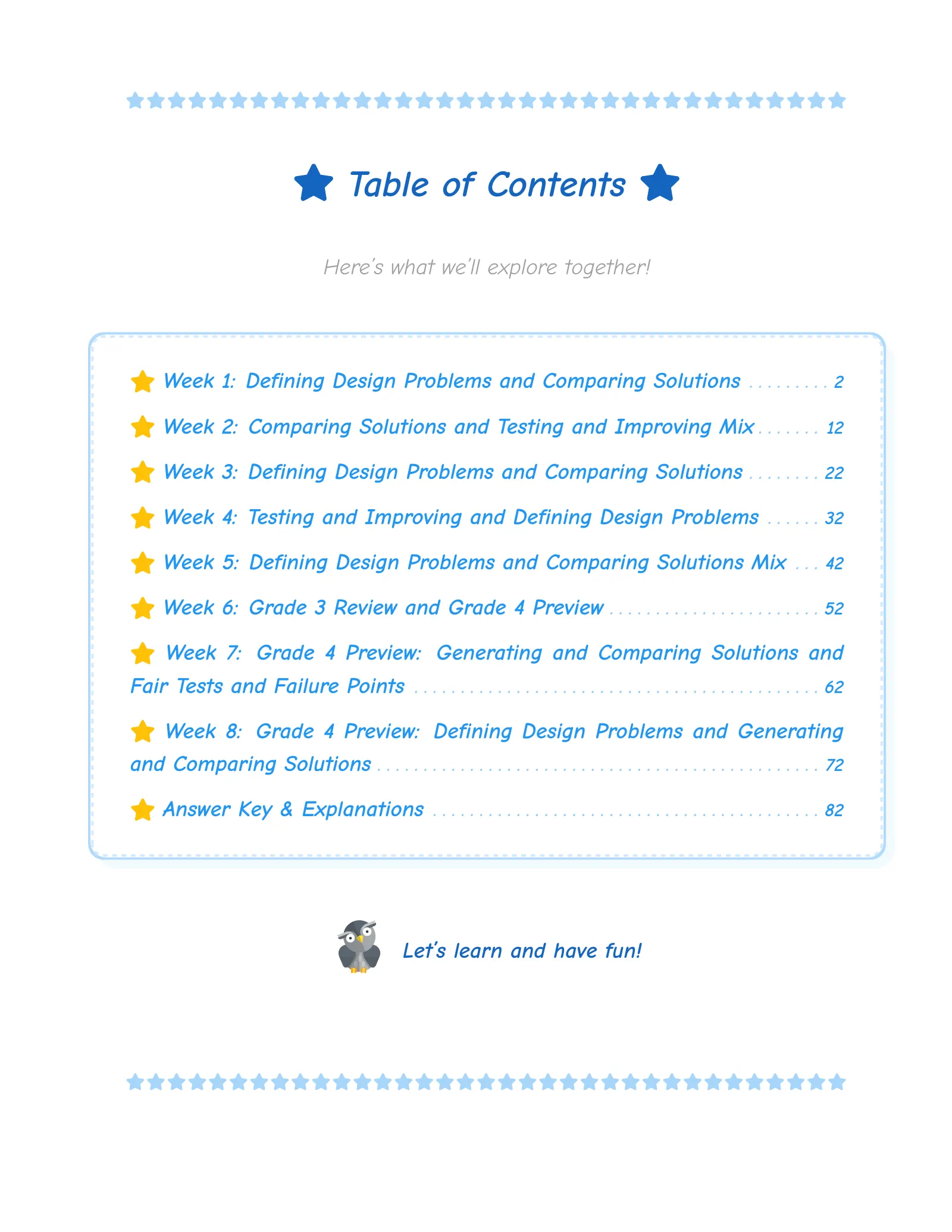 ViewMath book table of contents page