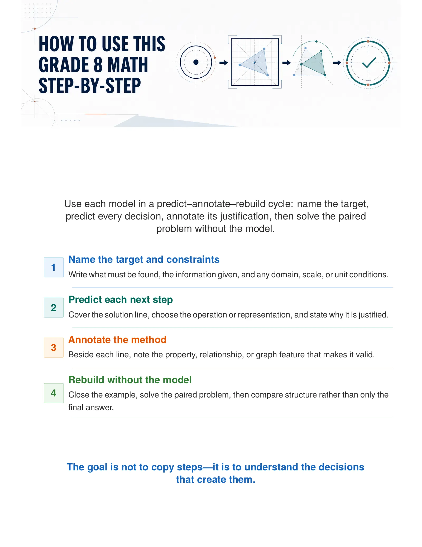 ViewMath book how-to-use page