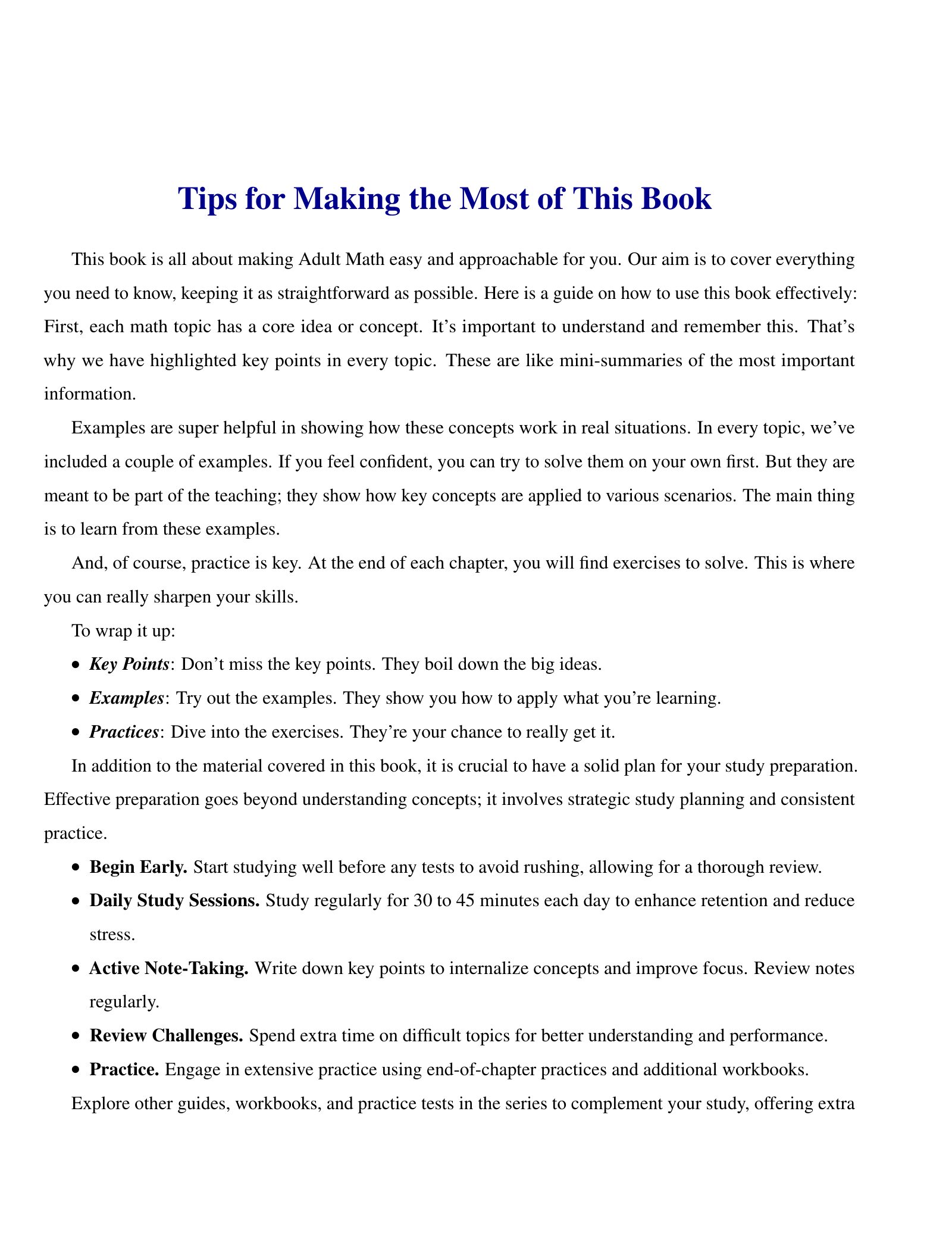 ViewMath book how-to-use page