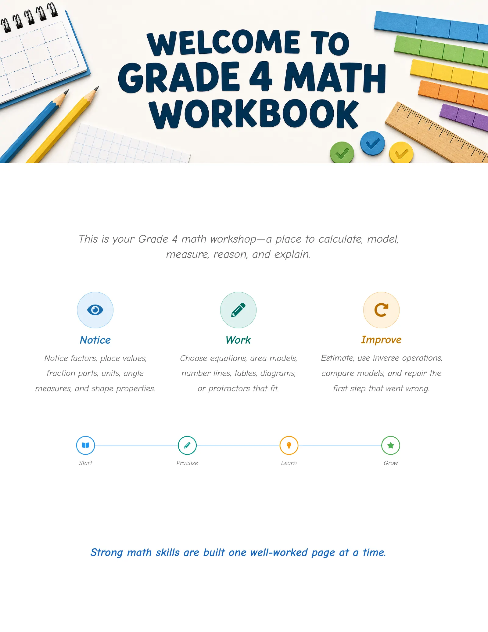 ViewMath book welcome and introduction page