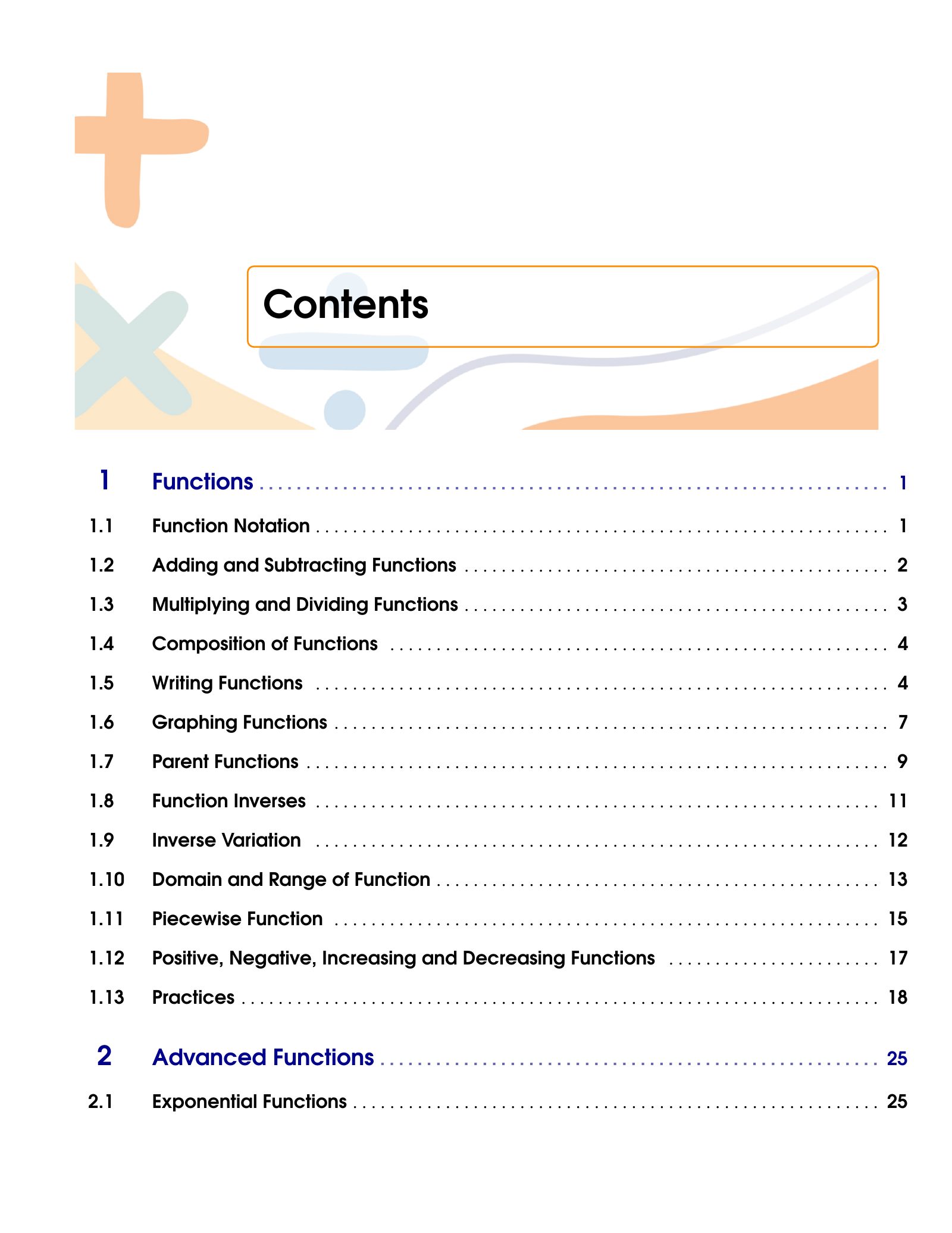 ViewMath book table of contents page