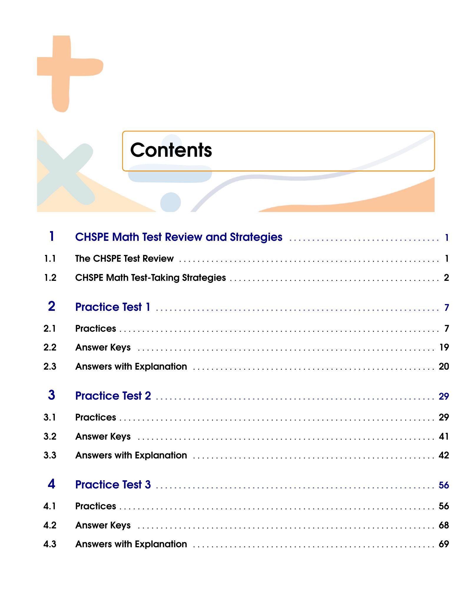ViewMath book table of contents page