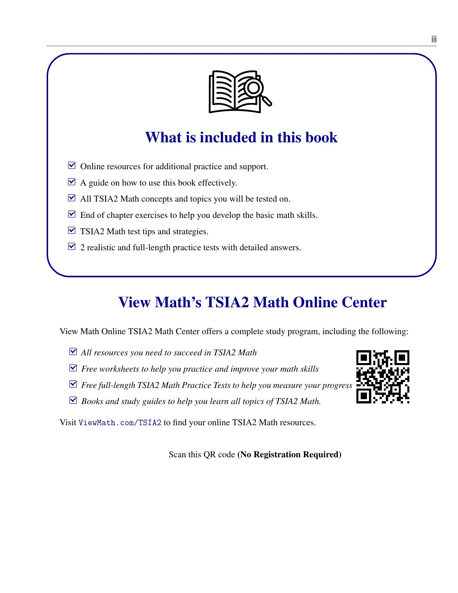 ViewMath book how-to-use page