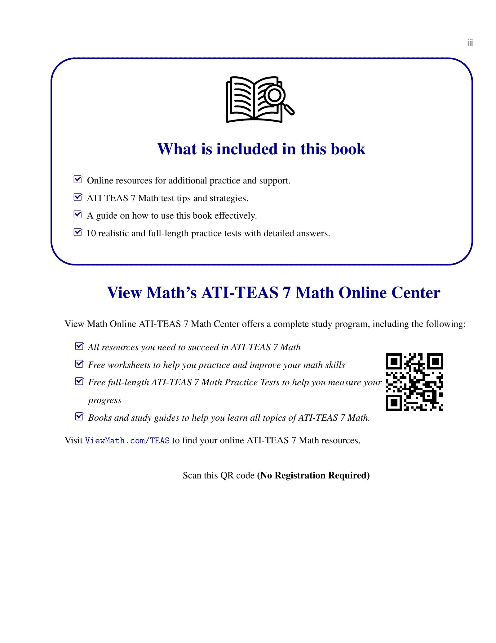 ViewMath book how-to-use page
