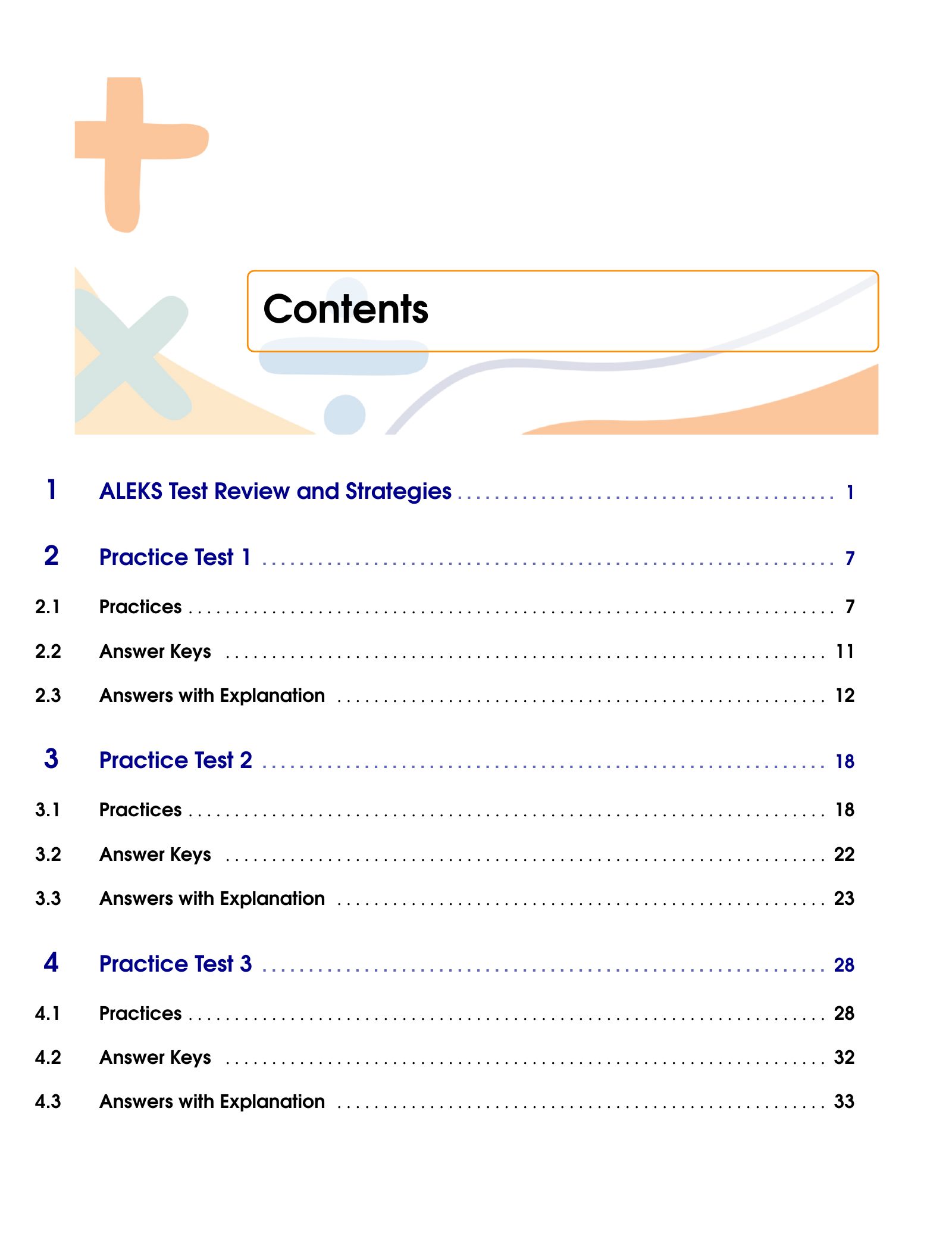 ViewMath book table of contents page