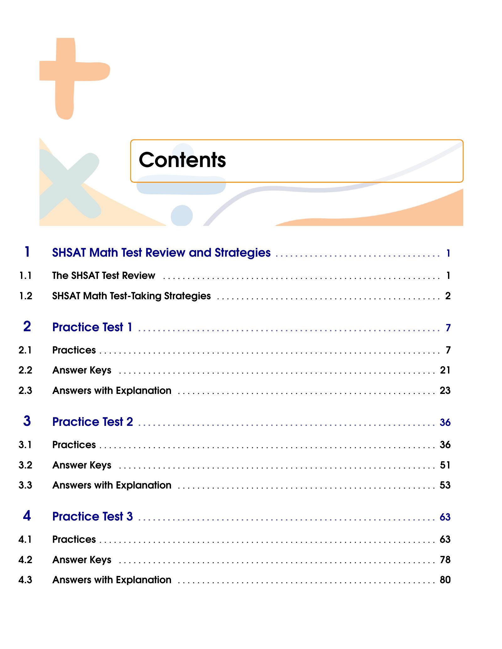 ViewMath book table of contents page