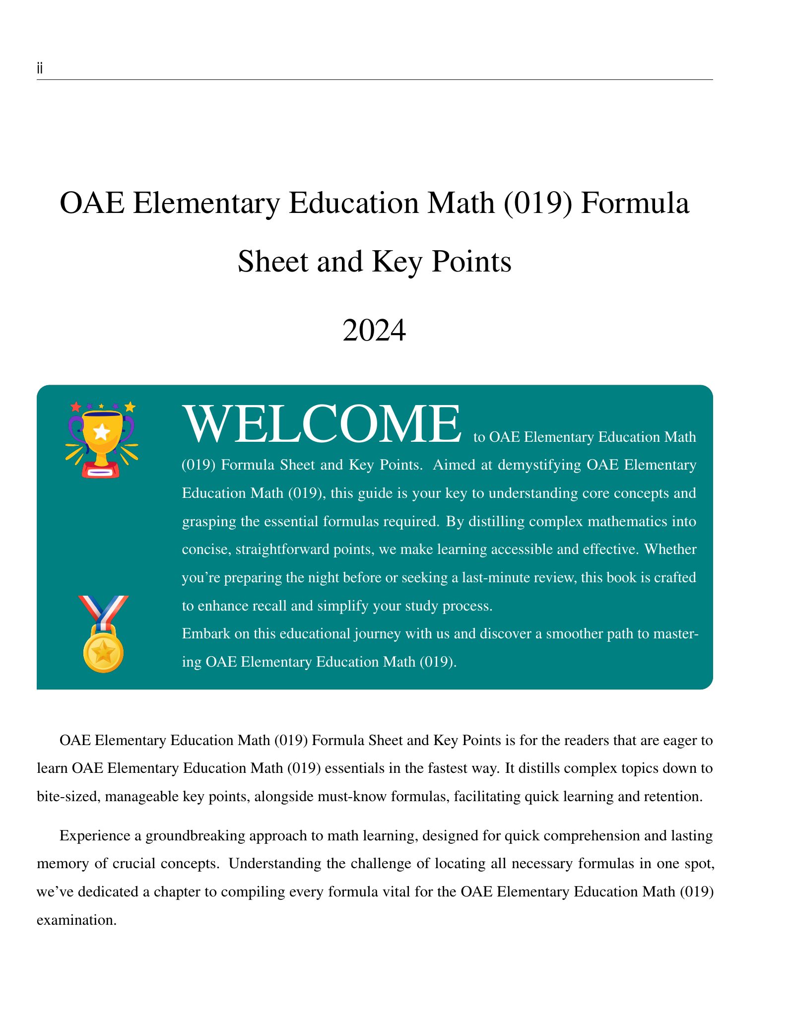 ViewMath book welcome and introduction page